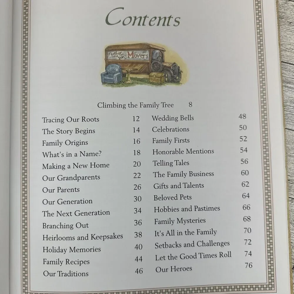 Our Family Tree A Keepsake Book Genealogy History Memory Record Book New Seasons
